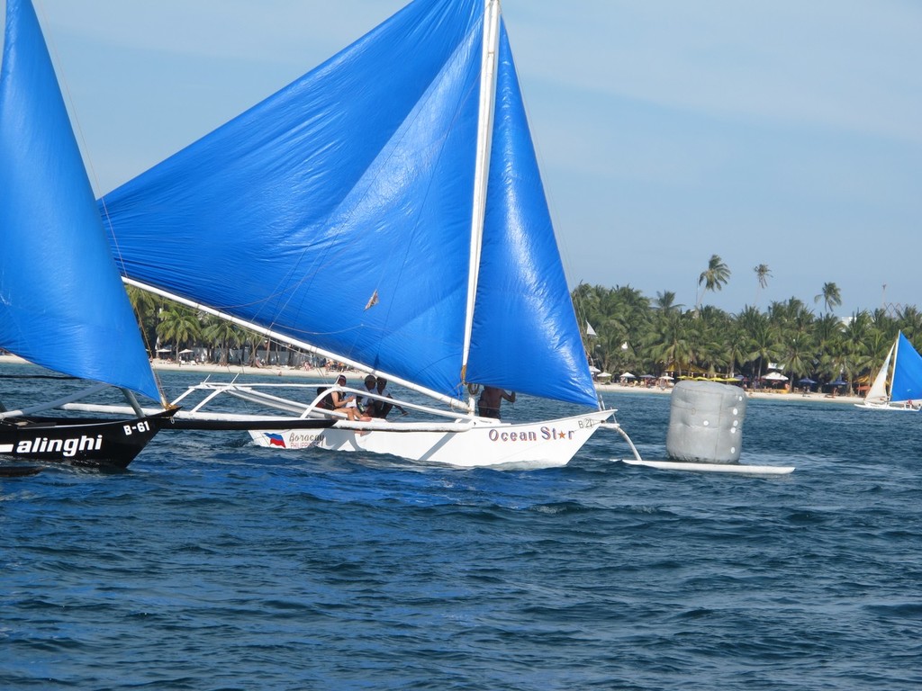 Paraws mark rounding - Boracay Cup 2011 © Boracay Cup